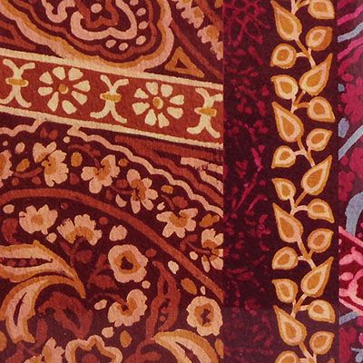 Earth Tone Paisley, card FOWB127