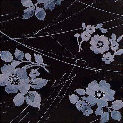 Flowers in Grey, card FOWB125