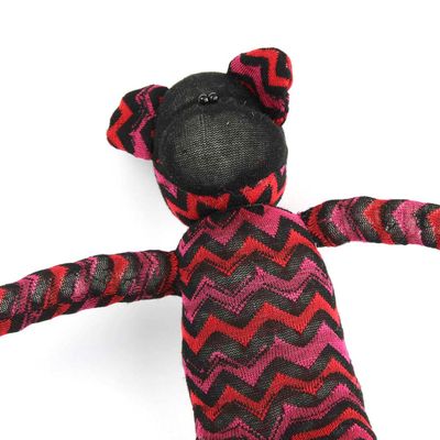 Red Zigzag, sock monkey GOLE148