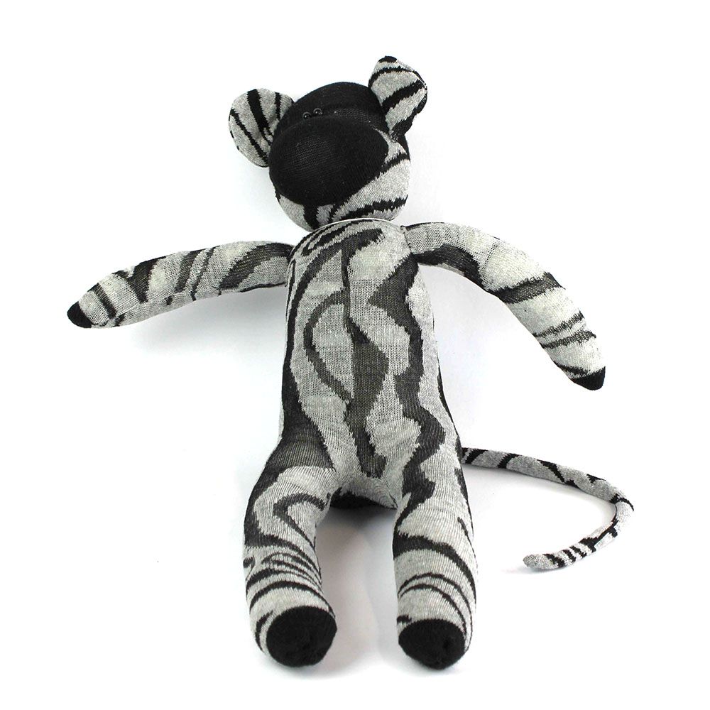 Zebra, sock monkey GOLE152