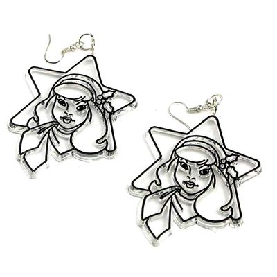 Cartoon Girl, earrings LAPR525