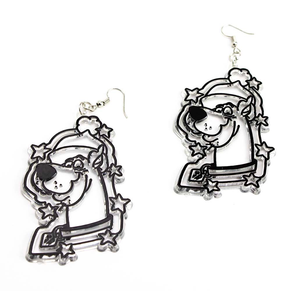 Cartoon Dog, earrings LAPR527