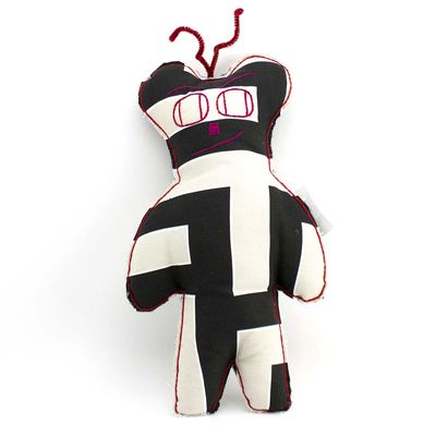 Cardinal Outline Bear, XL plushie PROM071