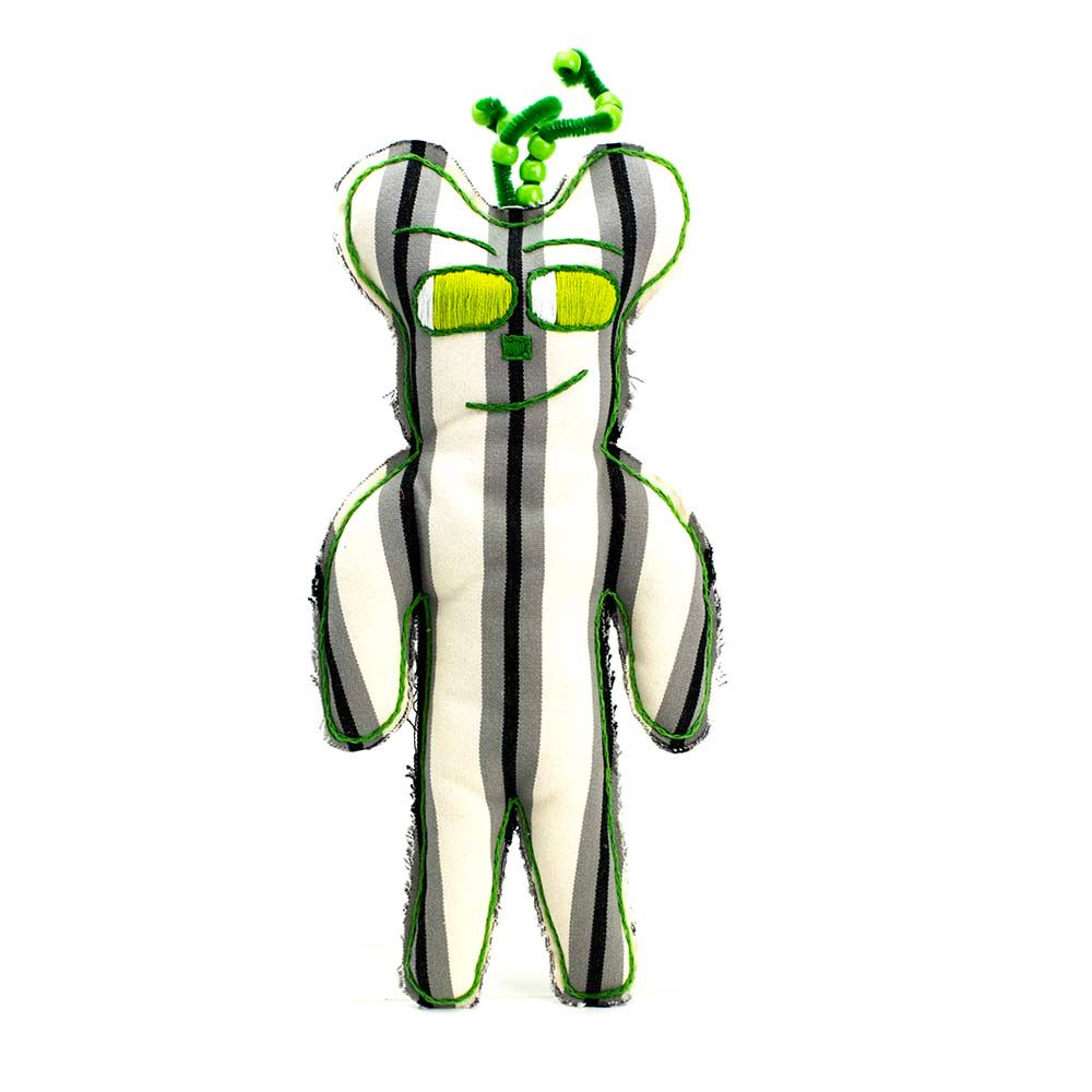 Verdant Stripe Bear, medium plushie PROM080