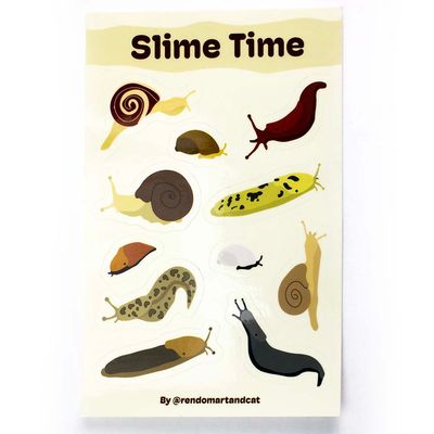 Slime Time, sticker sheet SLAR05