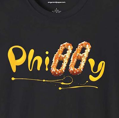 Philly Pixel Pretzel, short sleeve tee WEIL10