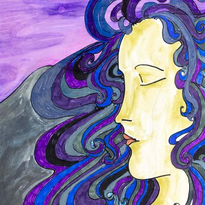 Serenity, unframed painting SHEC050