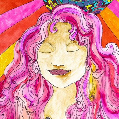 Dreaming Peace, unframed painting SHEC047