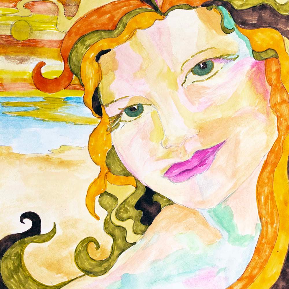 Always Sunshine, unframed painting SHEC045
