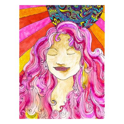 Dreaming Peace, unframed painting SHEC047