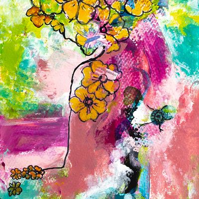 Island Love, unframed painting SHEC040
