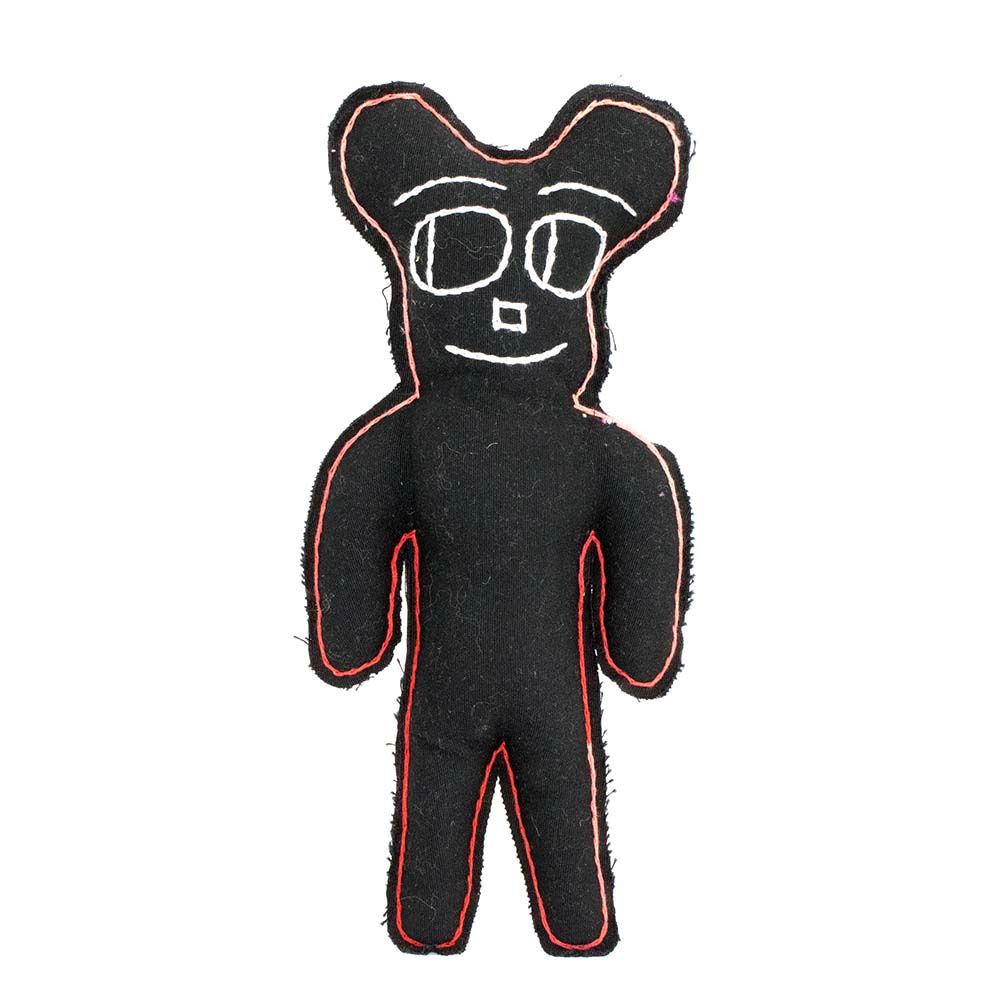 Crimson Noir Bear, medium plushie PROM079