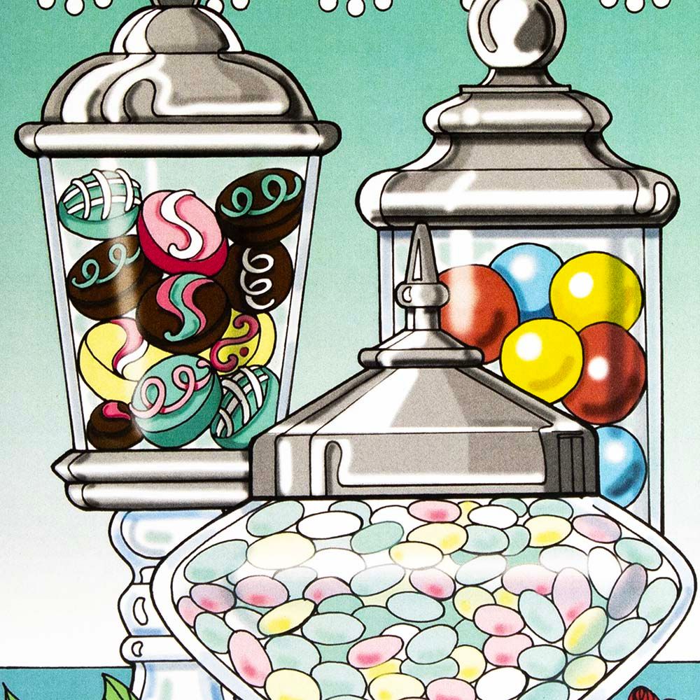 Jars of Candy, birthday card MILE114