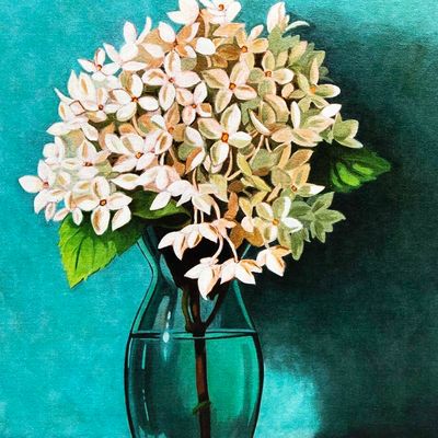 Turquoise Study, card MILE123