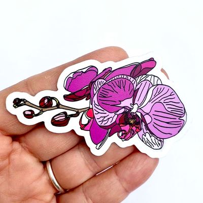 Orchid Flower, sticker BOGJ251