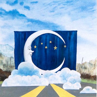 Paper Moon, pocket print SUNH0084