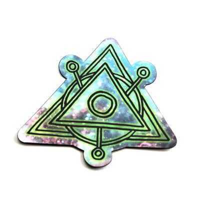 Intergalactic Space Bear, triangle magnet PROM048