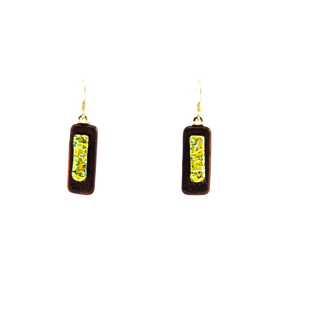 Golden Autumn Oblong, earrings VINK869