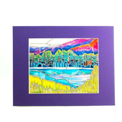 Still Water Pond, print with mat BARC249