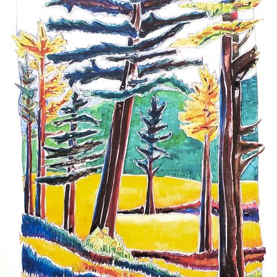 Paul &amp; Mary&#39;s, print with mat BARC247