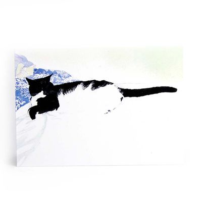 Pickles the Tuxedo Cat is Relaxed (C54), card KRUP64