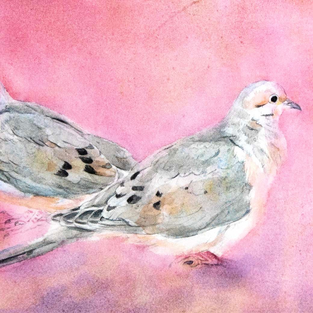 February Mourning Doves (C34), card KRUP63
