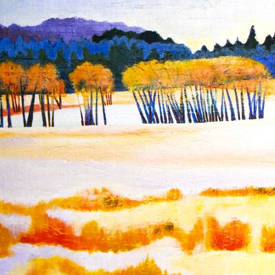 Winter Field, card BARC235