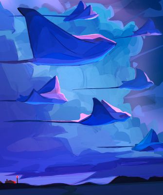 Sea of Clouds, print JACH06