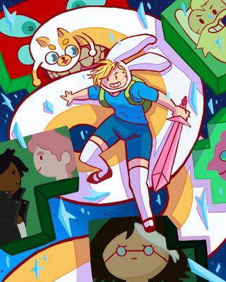 Fionna and Cake, print JACH03