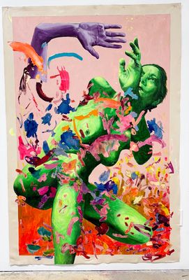 Untitled 2, acrylic on canvas DOND02