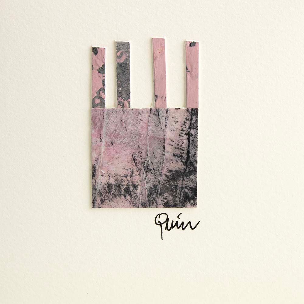 Pink Tabs (22), micro-painting card QUID61