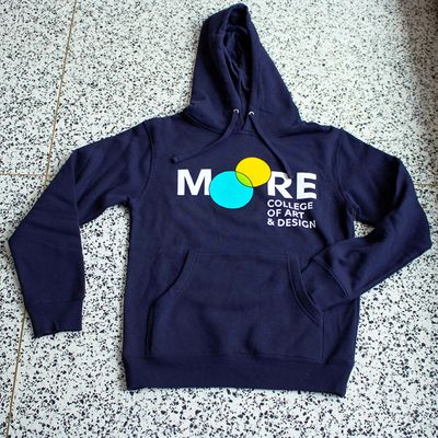Moore Navy Hood: Full Color Logo