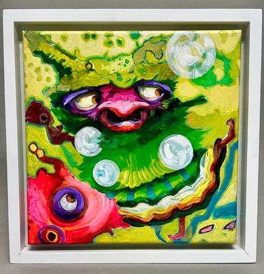 Pareidolia Mini 14, acrylic painting DOND11
