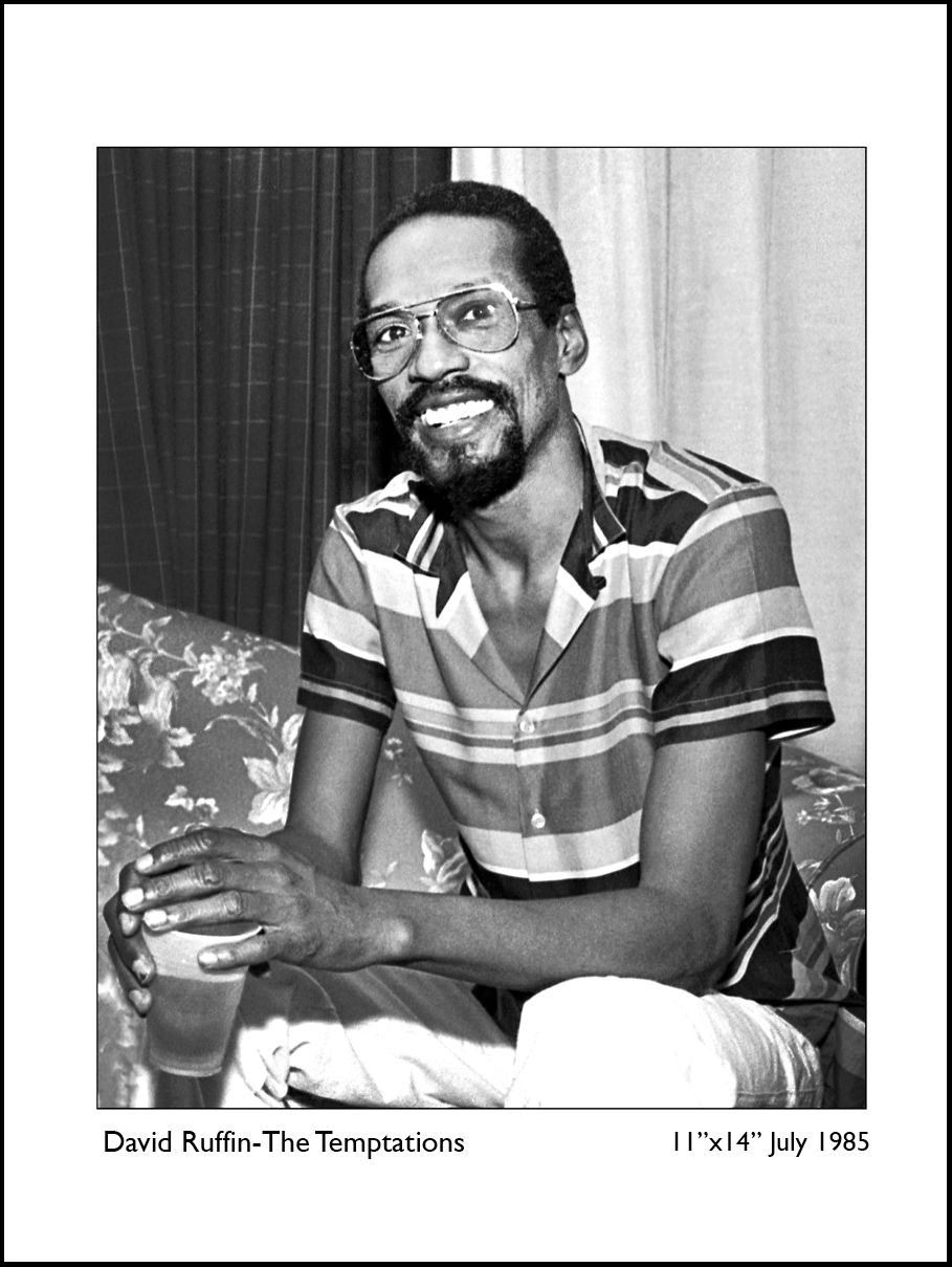 David Ruffin-The Temptations, framed photograph