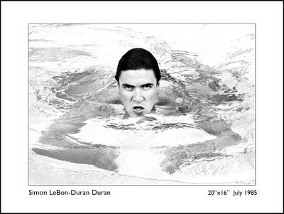 Simon Le Bon-Duran Duran, photo print