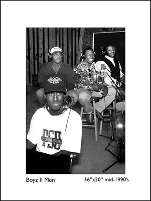 Boyz II Men, framed photograph
