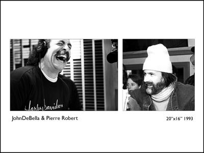 John DeBella, &amp; Pierre Robert, framed photograph