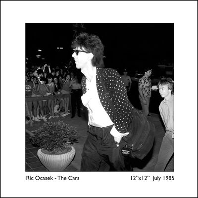 Ric Ocasek- The Cars, framed photograph