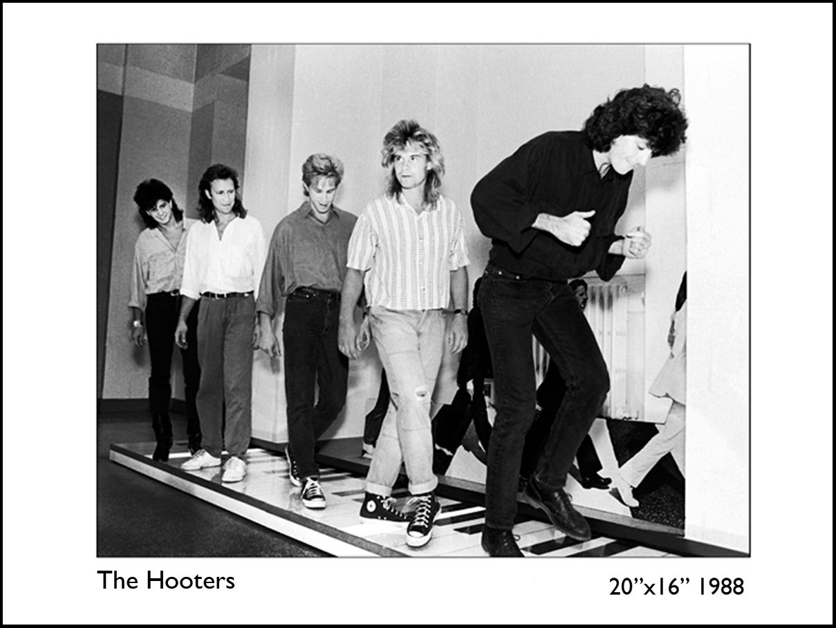 The Hooters, framed photograph