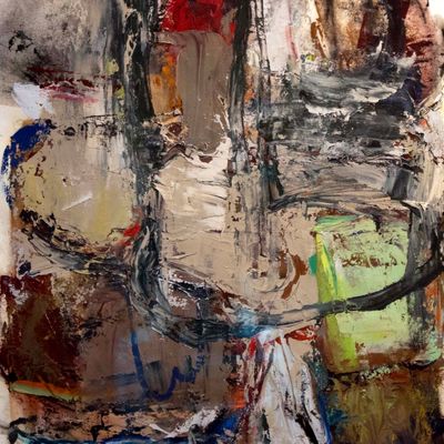 Small Painting 45C, oil on Evolon SHAK096