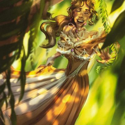 Girl in the Willows, print RAMT10