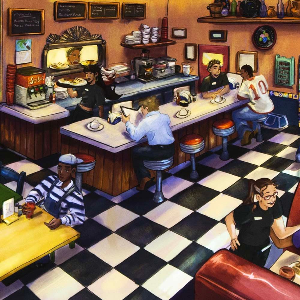 The Diner, print RAMT11