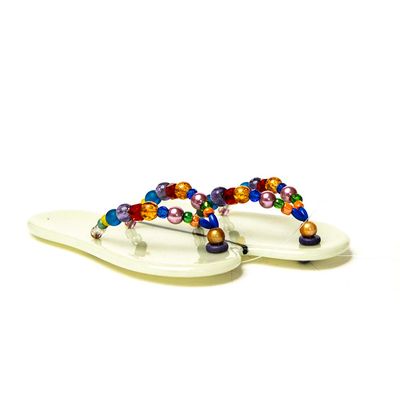 Flip Flops: Grey, glass VINK918