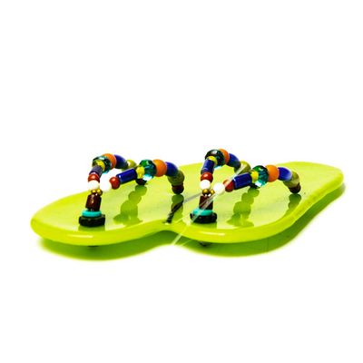 Flip Flops: Green, glass VINK917