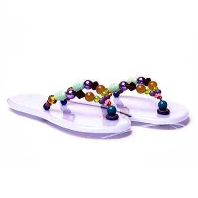 Flip Flops: Lavender, glass VINK915