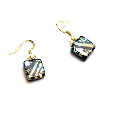 Diagonal Stripes Square, earrings VINK933