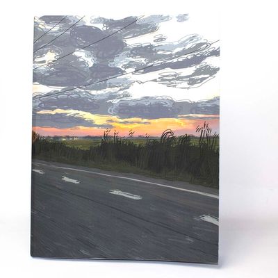Orange Sunset, sketchbook HEEK31