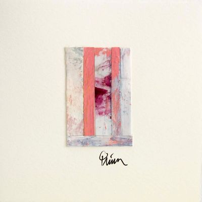 Salmon Pink Double Stripe (26), micro-painting card QUID63