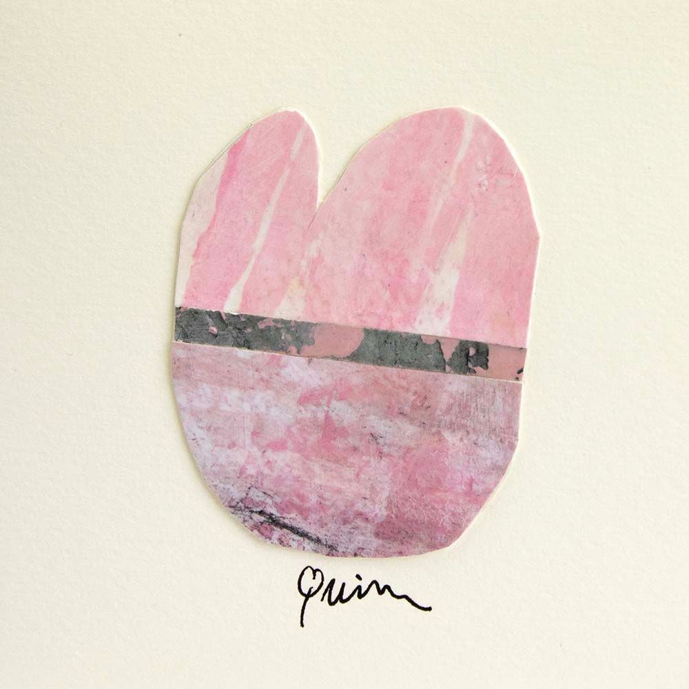 Pink Icon (35), micro-painting card QUID67