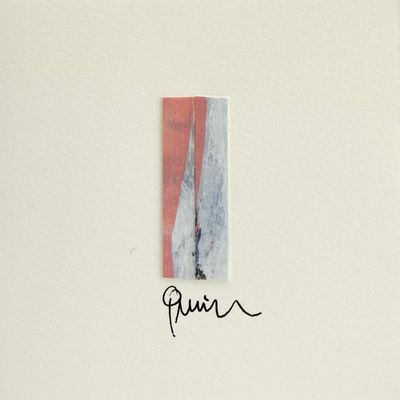 Jagged Grey (21), micro-painting card QUID68